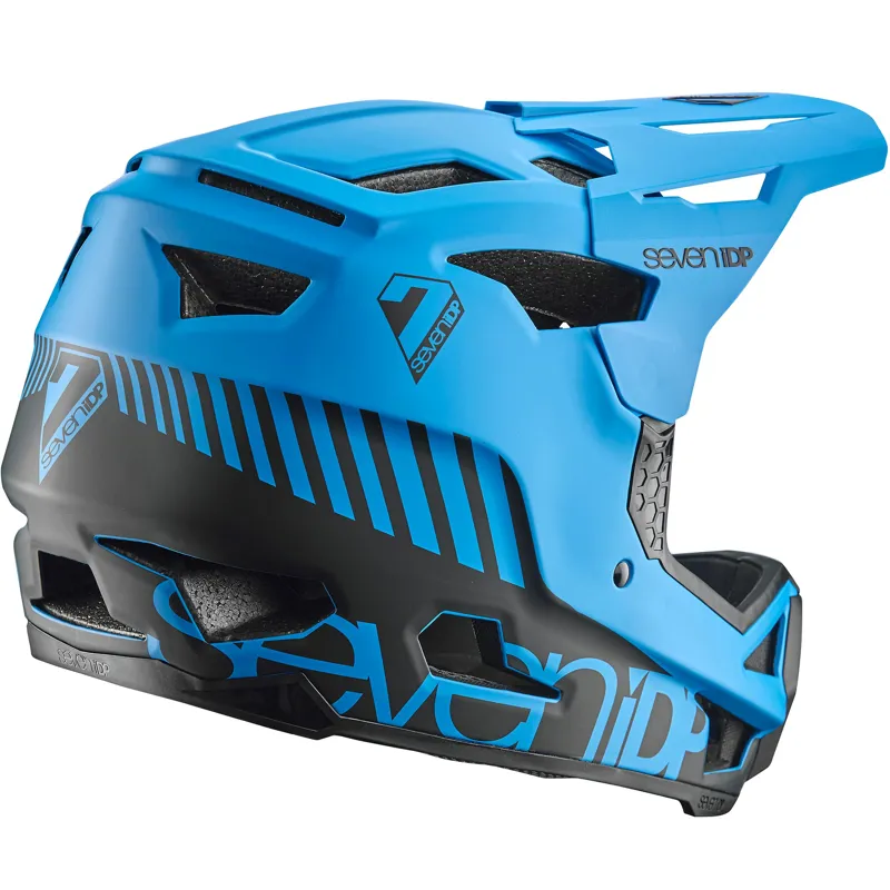 7idp Project 23 Glass Fibre Full Face Helmet - Blue/Black 3 7idp Project 23 Glass Fibre Full Face Helmet - Blue/Black
