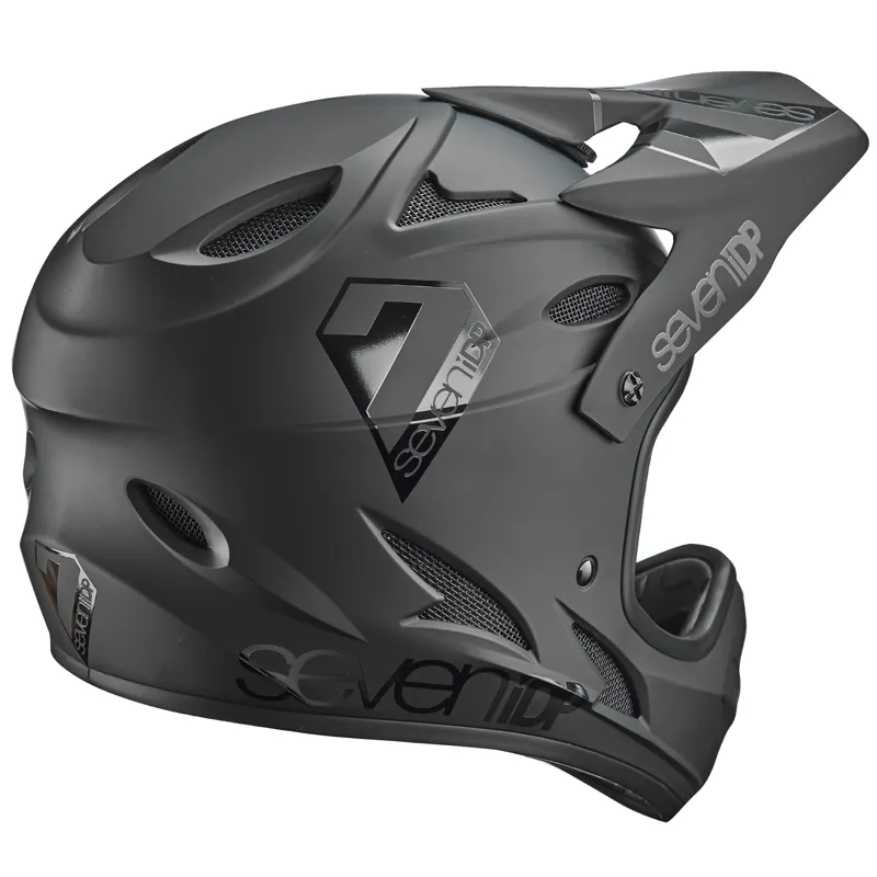7idp M1 Full Face Mountain Bike Helmet - Matt Black/Gloss Black 6 7idp M1 Full Face Mountain Bike Helmet - Matt Black/Gloss Black - Image 4