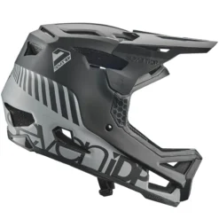 7idp Project 23 Glass Fibre Full Face Helmet - Graphite/Black -CycloPro Shop 0002s 0001 P23 GF BLK GRY RHS 1800x1800