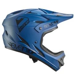 7idp M1 Full Face Mountain Bike Helmet - Diesel Blue -CycloPro Shop 0002s 0013 M1 BLU RHS 1800x1800
