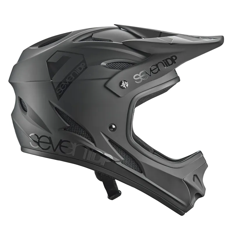 7idp M1 Full Face Mountain Bike Helmet - Matt Black/Gloss Black 8 7idp M1 Full Face Mountain Bike Helmet - Matt Black/Gloss Black - Image 6