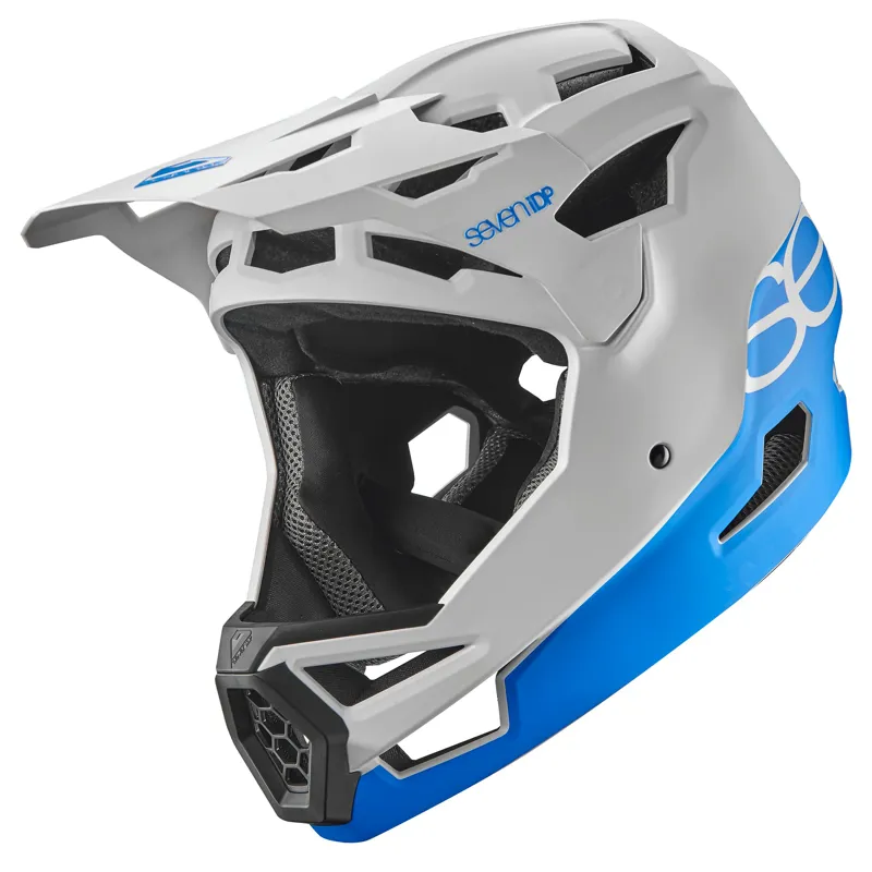 7idp Project 23 ABS Full Face Mountain Bike Helmet - White/Blue 12 7idp Project 23 ABS Full Face Mountain Bike Helmet - White/Blue - Image 10