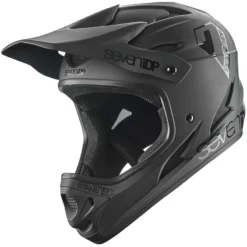 7idp M1 Full Face Mountain Bike Helmet - Matt Black/Gloss Black 19 7idp M1 Full Face Mountain Bike Helmet - Matt Black/Gloss Black -CycloPro Shop 0003s 0014 M1 BLK LHS FR 3 4 1800x1800