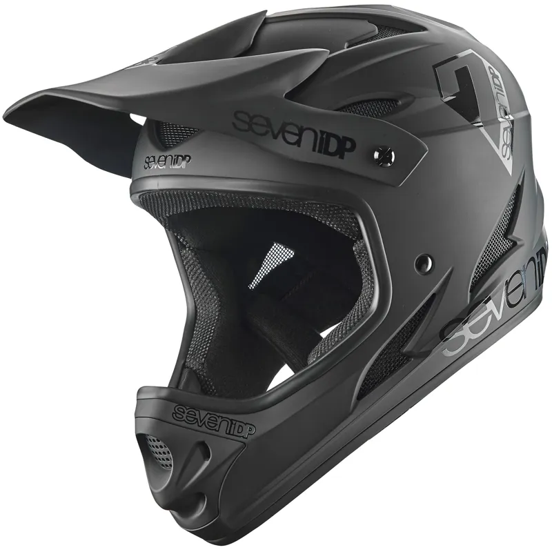7idp M1 Full Face Mountain Bike Helmet - Matt Black/Gloss Black 10 7idp M1 Full Face Mountain Bike Helmet - Matt Black/Gloss Black - Image 8