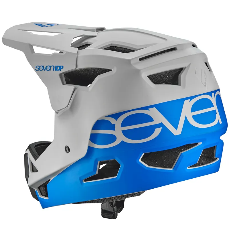 7idp Project 23 ABS Full Face Mountain Bike Helmet - White/Blue 6 7idp Project 23 ABS Full Face Mountain Bike Helmet - White/Blue - Image 4