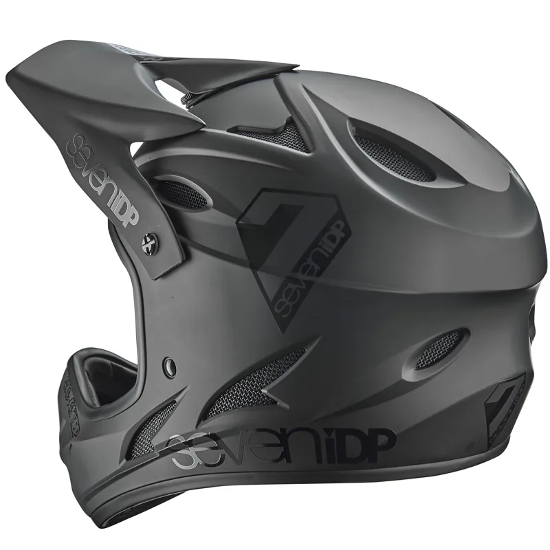 7idp M1 Full Face Mountain Bike Helmet - Matt Black/Gloss Black 5 7idp M1 Full Face Mountain Bike Helmet - Matt Black/Gloss Black - Image 3