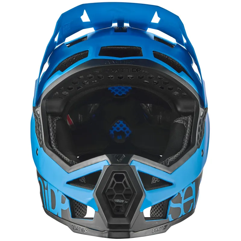 7idp Project 23 Glass Fibre Full Face Helmet - Blue/Black 4 7idp Project 23 Glass Fibre Full Face Helmet - Blue/Black - Image 2