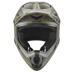 7idp M1 Full Face Mountain Bike Helmet - Army Green -CycloPro Shop 0005s 0011 M1 SND FRONT 1800x1800