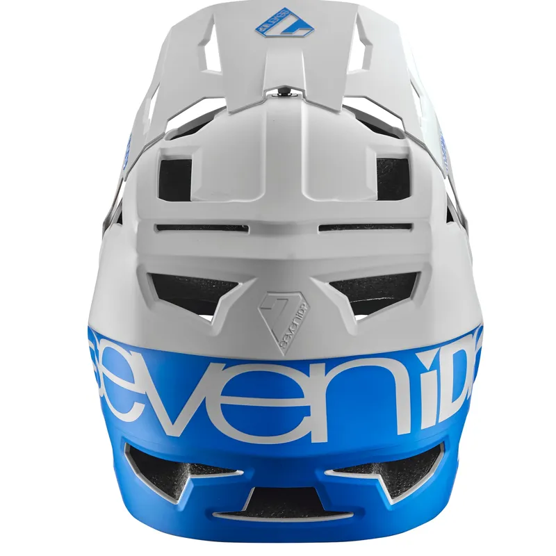7idp Project 23 ABS Full Face Mountain Bike Helmet - White/Blue 7 7idp Project 23 ABS Full Face Mountain Bike Helmet - White/Blue - Image 5