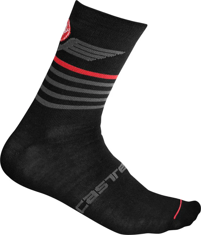 Castelli Lancio 15 Socks - Black 5 Castelli Lancio 15 Socks - Black - Image 3