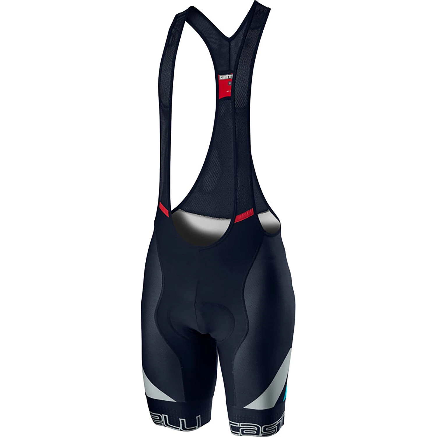 Castelli Competizione Kit Bib Shorts - Black/White/Red 7 Castelli Competizione Kit Bib Shorts - Black/White/Red - Image 5