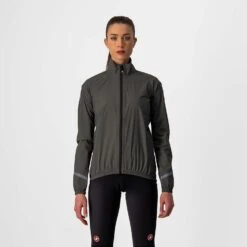 Castelli Emergency 2 Women's Rain Jacket - Light Black