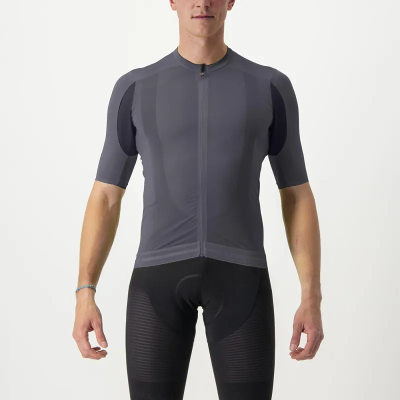 Castelli Superleggera 3 Men's Short Sleeve Jersey - Dark Grey 3 Castelli Superleggera 3 Men's Short Sleeve Jersey - Dark Grey