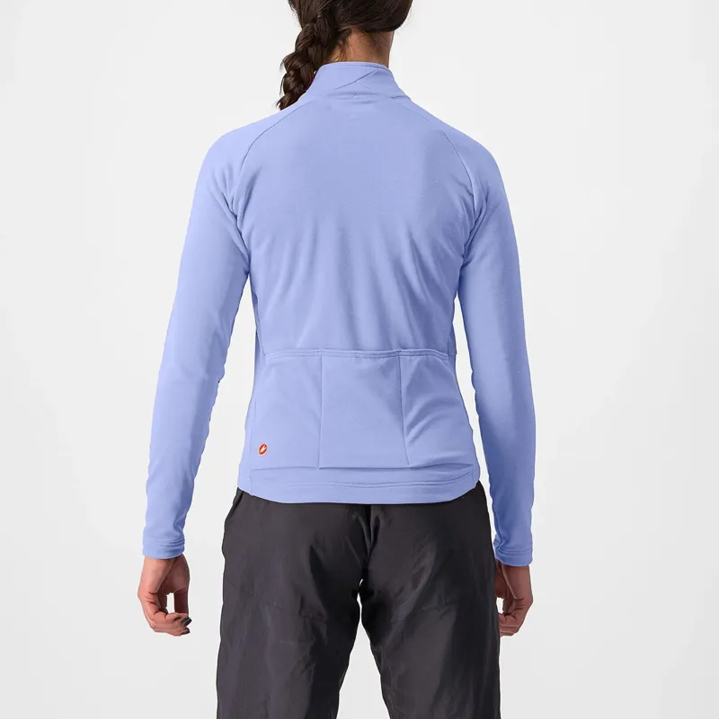 Castelli Unlimited Trail Women's Long Sleeve Jersey - Violet Mist/Grey 4 Castelli Unlimited Trail Women's Long Sleeve Jersey - Violet Mist/Grey - Image 2