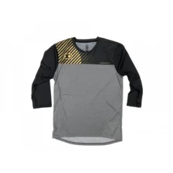 CrankBrothers Airmatic Men's 3/4 Sleeve Jersey - Black/Gold/Grey 5 CrankBrothers Airmatic Men's 3/4 Sleeve Jersey - Black/Gold/Grey -CycloPro Shop 1 551