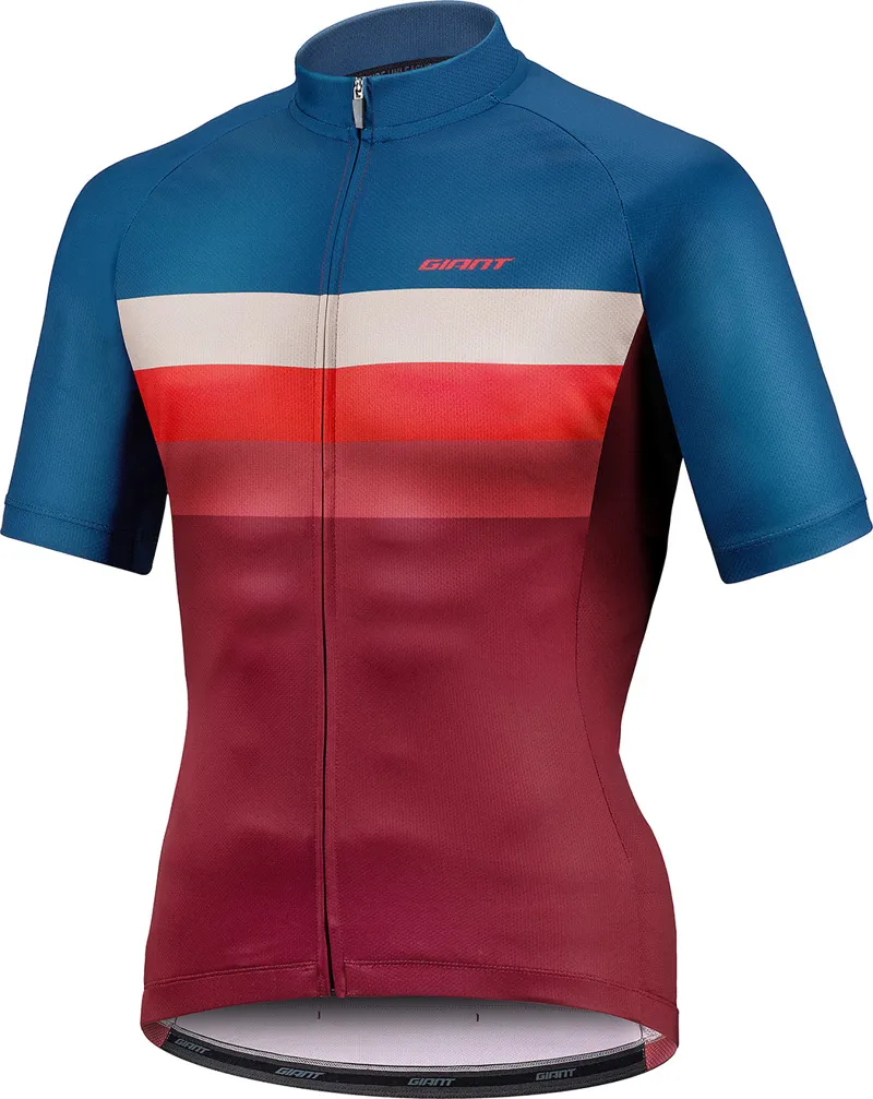 Giant Rival Men's Short Sleeve Jersey - Sapphire/Grenadine 4 Giant Rival Men's Short Sleeve Jersey - Sapphire/Grenadine - Image 2