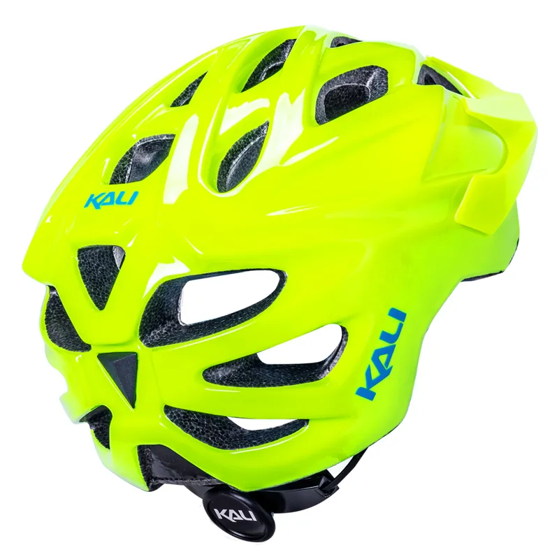 Kali Chakra Youth MTB Helmet - 52-57cm - Solid Gloss Neon Yellow 4 Kali Chakra Youth MTB Helmet - 52-57cm - Solid Gloss Neon Yellow - Image 2
