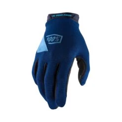 100 Percent Ridecamp Long Finger Gloves - Red -CycloPro Shop 10018 015