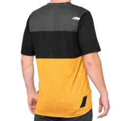 100 Percent Airmatic Short Sleeve Jersey - Black/Mustard 8 100 Percent Airmatic Short Sleeve Jersey - Black/Mustard -CycloPro Shop 100AirmaticSSJerseyBM 2