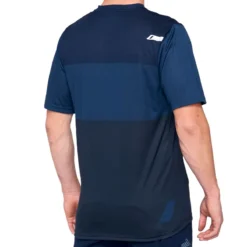 100 Percent Airmatic Short Sleeve Jersey - Blue/Midnight -CycloPro Shop 100AirmaticSSJerseyBlueMi 2