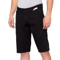 100 Percent Airmatic Baggy Shorts - Warm Grey -CycloPro Shop 100AirmaticShortsBLK 1