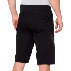 100 Percent Airmatic Baggy Shorts - Black -CycloPro Shop 100AirmaticShortsBLK 2