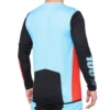 100 Percent R-Core X Long Sleeve Jersey - Fluo Red/Black -CycloPro Shop 100R CoreXJerseyRedBlk 2