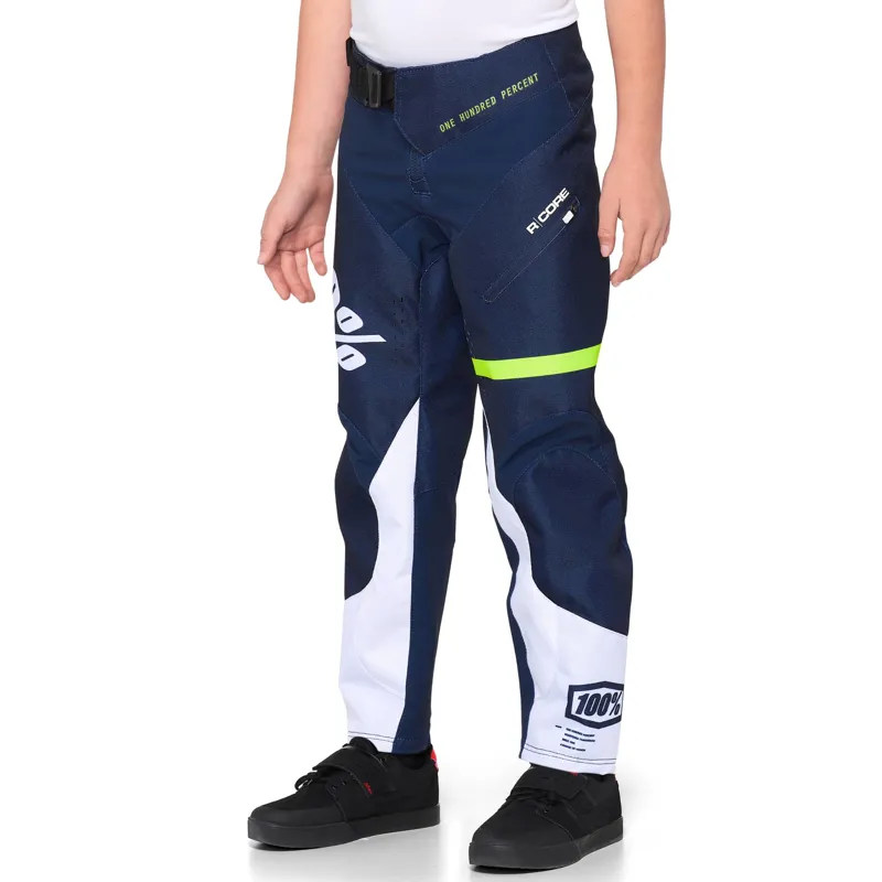 100 Percent R-Core Youth Pants - Dark Blue/Yellow 5 100 Percent R-Core Youth Pants - Dark Blue/Yellow - Image 3