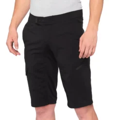 100 Percent Ridecamp Baggy Shorts - Black -CycloPro Shop 100RidecampShortsBLK