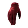 100 Percent Ridecamp Womens MTB Gloves - Brick 1 100 Percent Ridecamp Womens MTB Gloves - Brick -CycloPro Shop 100RidecampWomensRed