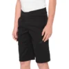 100 Percent Ridecamp Youth Baggy Shorts - Navy 1 100 Percent Ridecamp Youth Baggy Shorts - Navy -CycloPro Shop 100RidecampYShortsBlack