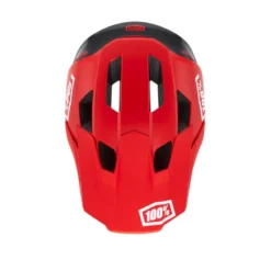 100 Percent Trajecta Full Face MTB Helmet - Red -CycloPro Shop 100TrajectaRed 4