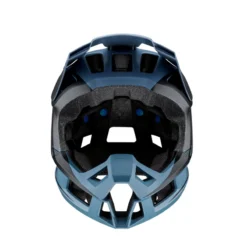 100 Percent Trajecta Full Face MTB Helmet - Blue 13 100 Percent Trajecta Full Face MTB Helmet - Blue -CycloPro Shop 100TrajectaSlateBlue 2