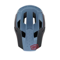 100 Percent Trajecta Full Face MTB Helmet - Blue 11 100 Percent Trajecta Full Face MTB Helmet - Blue -CycloPro Shop 100TrajectaSlateBlue 4