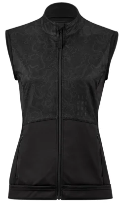 Cube AM Womens Midlayer Gilet - Black -CycloPro Shop 10702 6