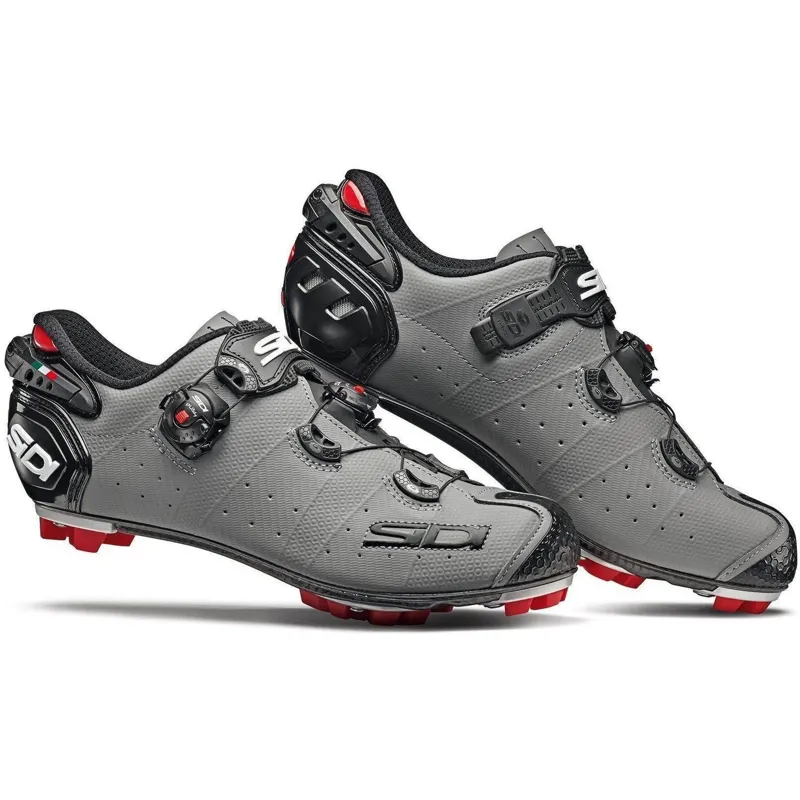 Sidi Drako 2 SRS Clipless MTB Shoes - Matt Grey/Black 3 Sidi Drako 2 SRS Clipless MTB Shoes - Matt Grey/Black