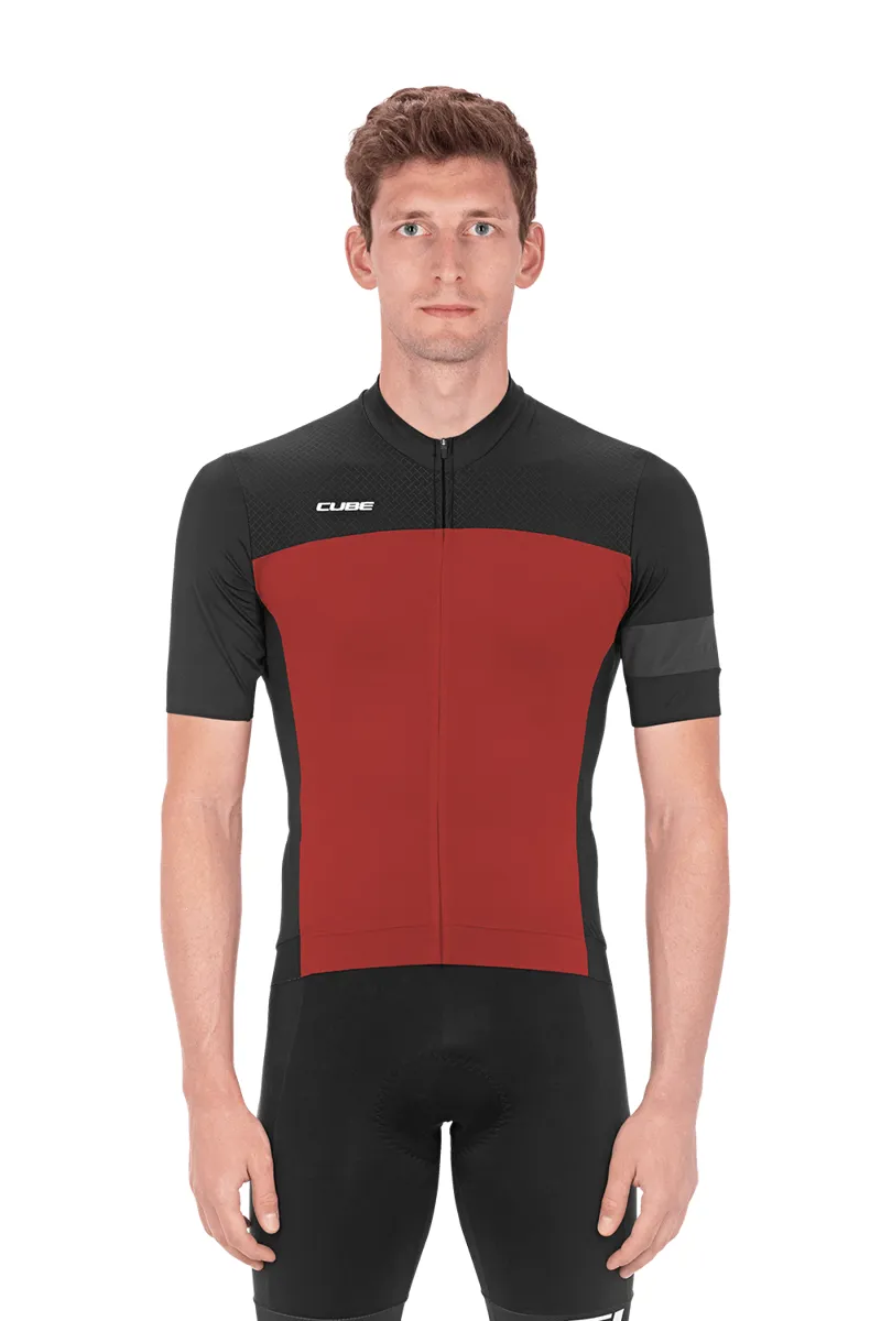 Cube Blackline Short Sleeve Jersey - Black/Red 6 Cube Blackline Short Sleeve Jersey - Black/Red - Image 4