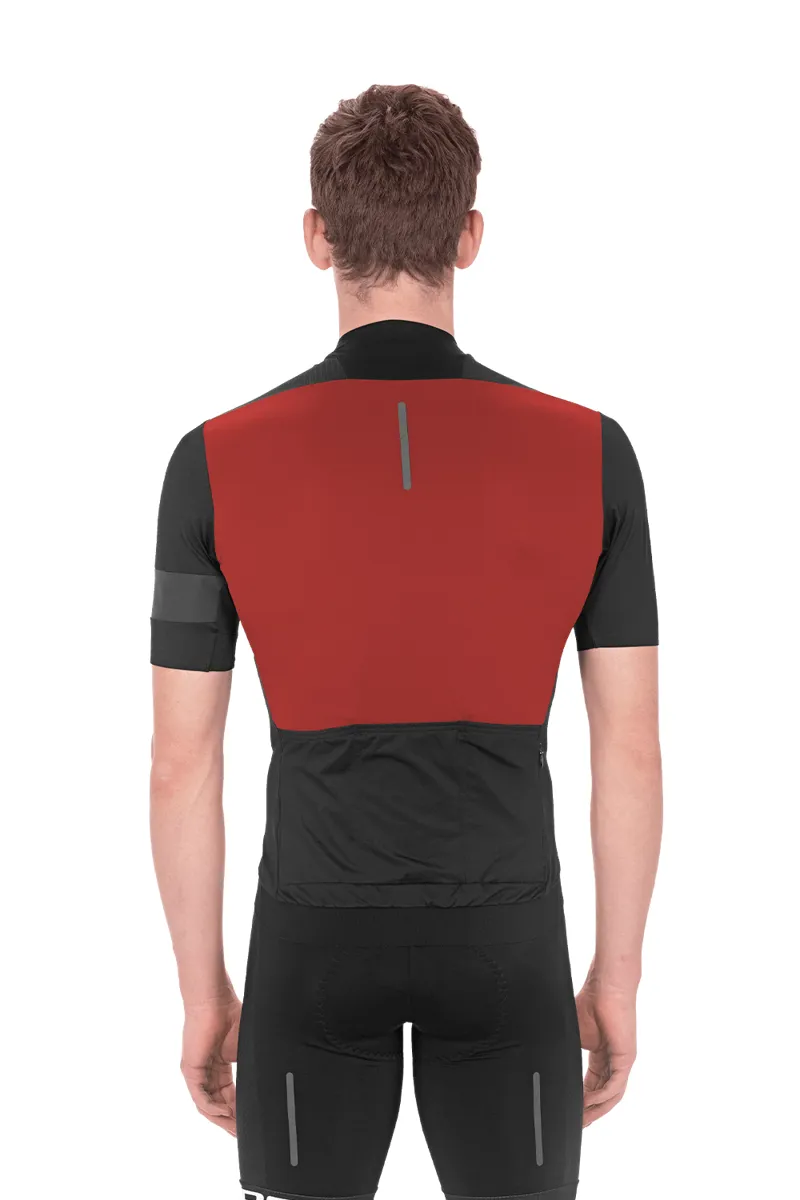 Cube Blackline Short Sleeve Jersey - Black/Red 4 Cube Blackline Short Sleeve Jersey - Black/Red - Image 2