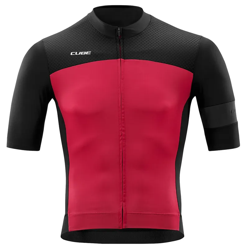 Cube Blackline Short Sleeve Jersey - Black/Red 8 Cube Blackline Short Sleeve Jersey - Black/Red - Image 6