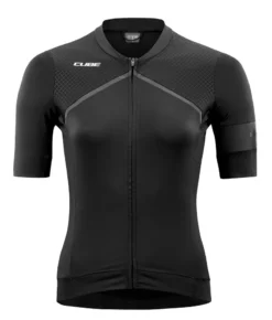 Cube Blackline Women's Short Sleeve Jersey - Black -CycloPro Shop 11018 6