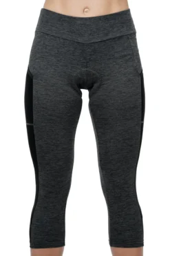 Cube ATX Womens Cropped Tights - Grey Melange 9 Cube ATX Womens Cropped Tights - Grey Melange -CycloPro Shop 11105 2