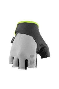 Cube X Natural Fit Short Finger Gloves - Grey/Yellow
