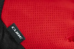 Cube X Natural Fit Long Finger Gloves - Red/Black -CycloPro Shop 11124 3