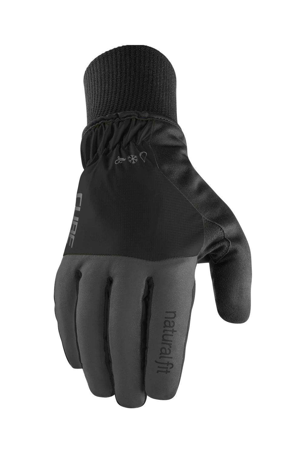 Cube Winter X Natural Fit Long Finger Gloves - Grey/Yellow 7 Cube Winter X Natural Fit Long Finger Gloves - Grey/Yellow - Image 5