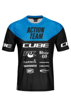 Cube Edge Round Neck Short Sleeve Jersey - Blue/Lime 12 Cube Edge Round Neck Short Sleeve Jersey - Blue/Lime -CycloPro Shop 11141 1 1