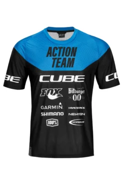 Cube Edge Round Neck Short Sleeve Jersey - Black/Grey 12 Cube Edge Round Neck Short Sleeve Jersey - Black/Grey -CycloPro Shop 11141 1