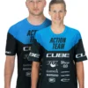 Cube Edge Round Neck Short Sleeve Jersey - X Action Team -CycloPro Shop 11141 2
