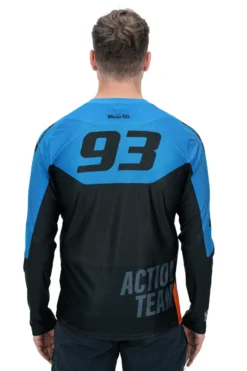 Cube Edge Round Neck Long Sleeve Jersey - X Action Team -CycloPro Shop 11144 3