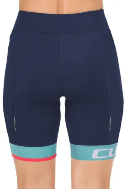Cube Teamline Womens Lycra Shorts - Blue/Mint 8 Cube Teamline Womens Lycra Shorts - Blue/Mint -CycloPro Shop 11159 3