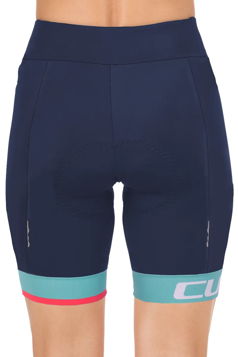 Cube Teamline Womens Lycra Shorts - Blue/Mint 5 Cube Teamline Womens Lycra Shorts - Blue/Mint - Image 3